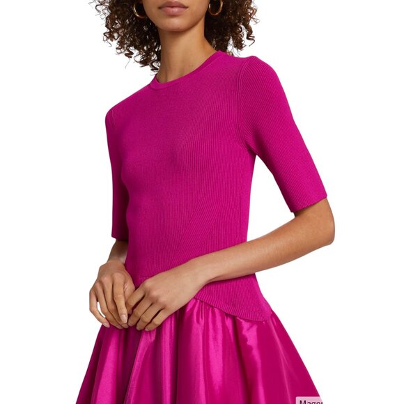 SIMKHAI  Kenny Ribbed Bubble Mini Dress Size XS NEW - Picture 7 of 13